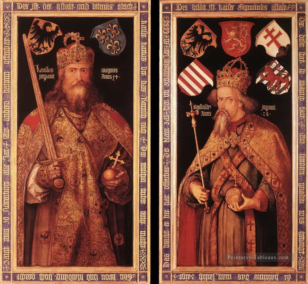 L’empereur Charlemagne et l’empereur Sigismund Albrecht Dürer Peintures à l'huile